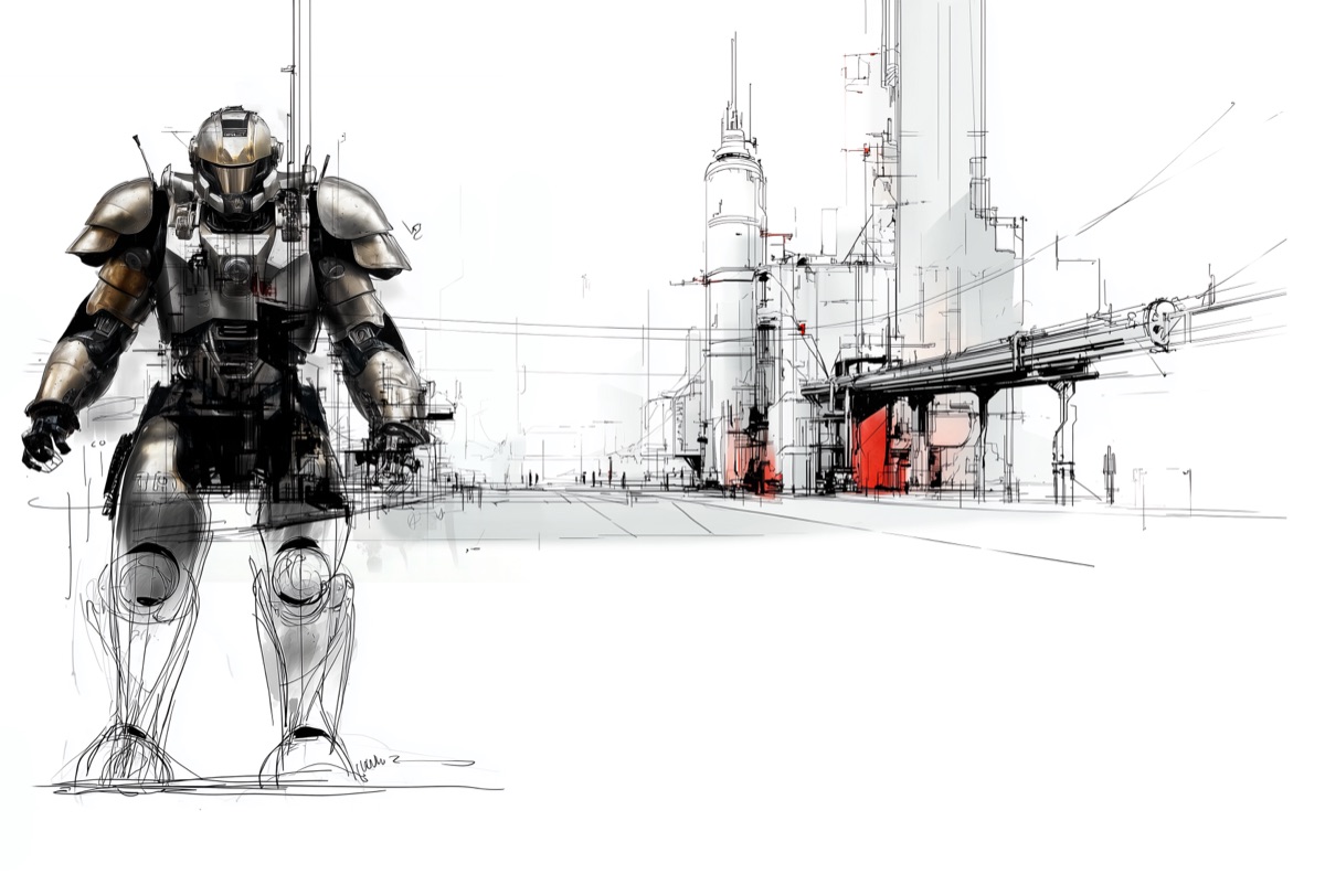 Ezekiel concept art - Nexus environment design